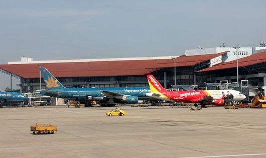 Một góc sân bay Nội Bài