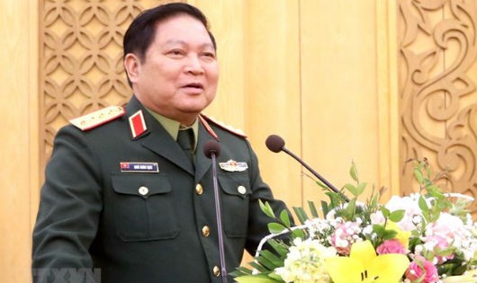 Đại tướng Ngô Xuân Lịch, Ủy viên Bộ Chính trị, Phó Bí thư Quân ủy Trung ương, Bộ trưởng Bộ Quốc phòng
(Nguồn: TTXVN) 