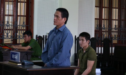 Bị cáo Lương Văn Định tại phiên tòa