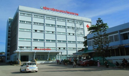 Bệnh viện Đa khoa tỉnh Kon Tum, nơi xảy ra vụ việc.