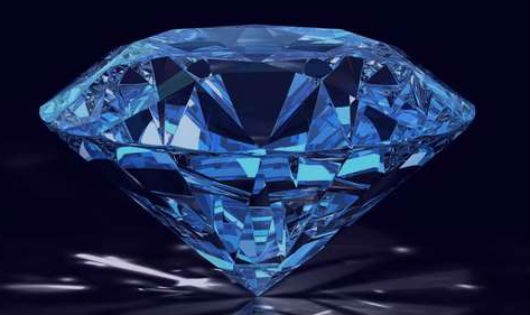 Viên kim cương xanh- ảnh minh họa. 
