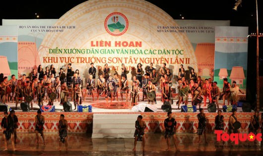 Liên hoan Diễn xướng dân gian văn hóa các dân tộc khu vực Trường Sơn - Tây Nguyên lần thứ II năm 2018.