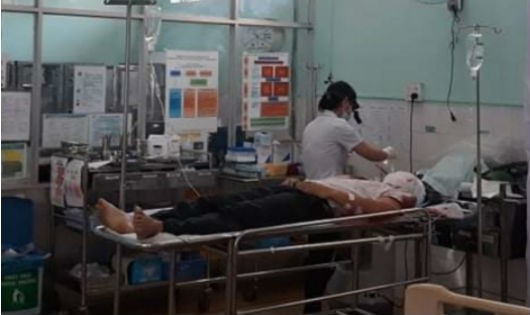 Bệnh nhân Hiếu được cấp cứu tại Bệnh viện Đa khoa tỉnh Gia Lai