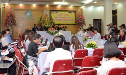 Cuộc họp báo về Đại Đại lễ tưởng niệm 710 năm Đức vua - Phật hoàng Trần Nhân Tông nhập niết bàn.