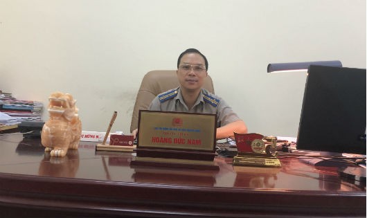 Phó Cục trưởng Cục Thi hành án dân sự  tỉnh Quảng Ninh Hoàng Đức Nam.
