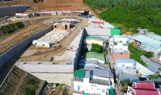 Dự án Biệt thự Nghĩ dưỡng Đồi Xanh Nha Trang xây sai giấy phép.