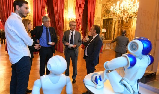Robot của Pháp tại hội chợ công nghệ cao VivaTech Paris, ngày 25/05/2018