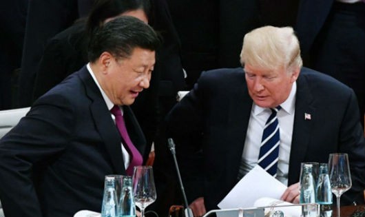 Tổng thống Mỹ Trump, (phải) và Chủ tịch Trung Quốc Tập Cận Bình, cùng dự G20 năm nay tại Argentina