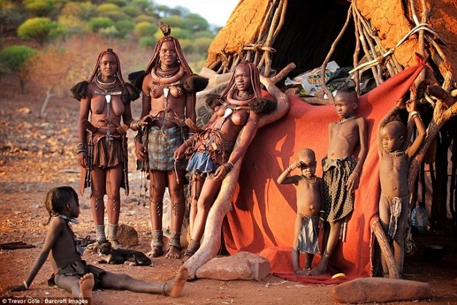 Hình ảnh về bộ lạc Himba. 