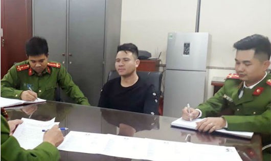 Cơ quan Công an lấy lời khai của Nguyễn Văn Năm
