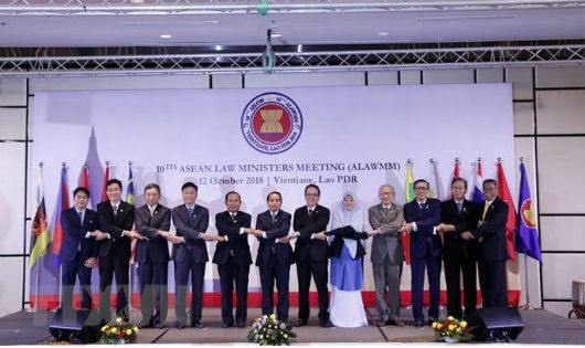 Các đại biểu tham dự Hội nghị Bộ trưởng Tư pháp ASEAN lần thứ 10