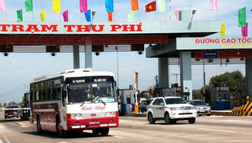 Trạm thu phí cao tốc TP HCM- Trung Lương