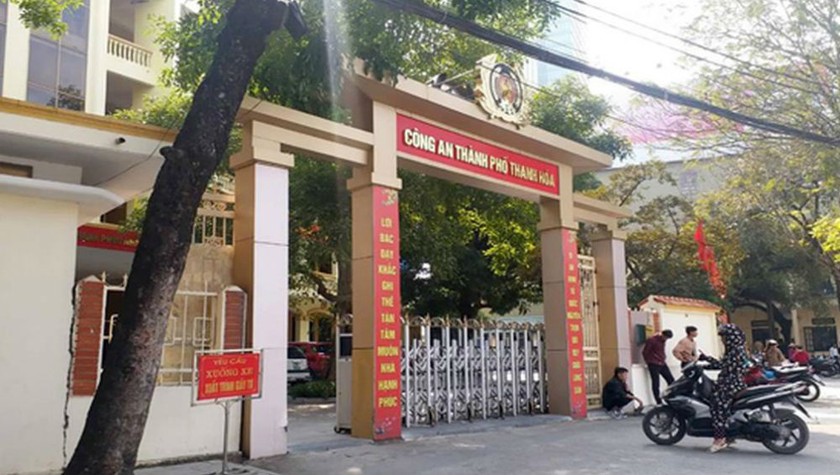 Trụ sở công an thành phố Thanh Hóa