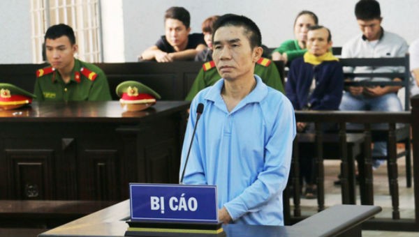 Bị cáo Nguyễn Văn Hùng tại tòa
