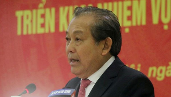 Phó thủ tướng Thường trực Trương Hòa Bình phát biểu chỉ đạo tại Hội nghị.