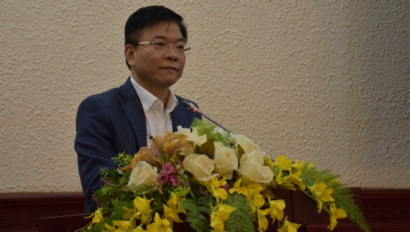 Bộ trưởng Bộ Tư pháp Lê Thành Long phát biểu chỉ đạo tại Hội nghị.