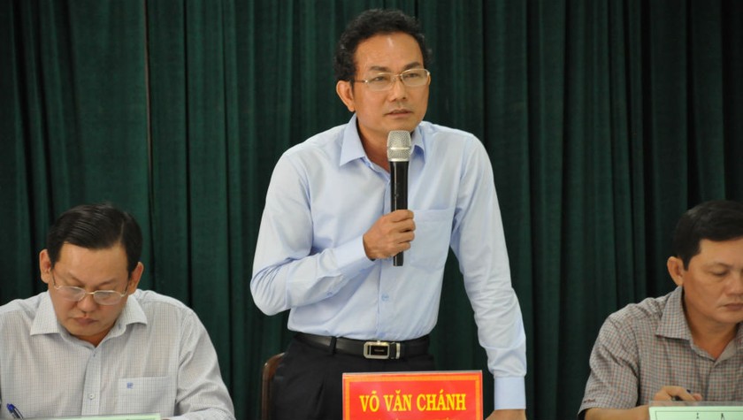 Ông Võ Văn Chánh, Phó Chủ tịch UBND tỉnh Đồng Nai phát biểu tại cuộc họp