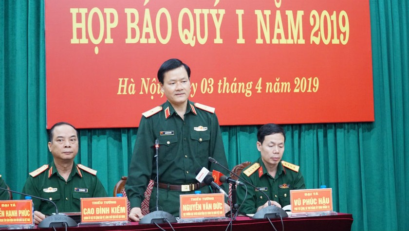 Thiếu tướng Nguyễn Văn Đức - Cục trưởng Cục Tuyên huấn, Tổng cục Chính trị, Bộ Quốc phòng