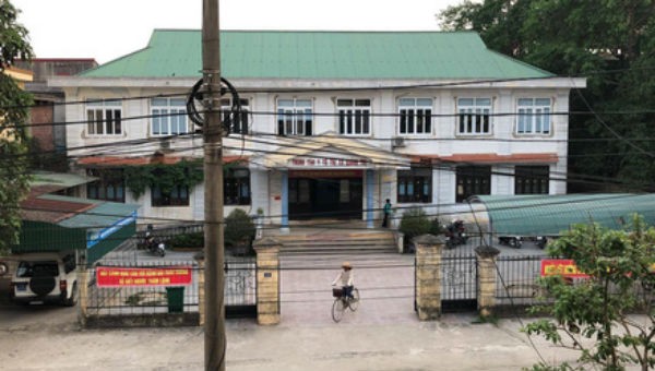 Trung tâm Y tế Thị xã Quảng Trị, nơi xảy ra vụ việc. Ảnh Người lao động