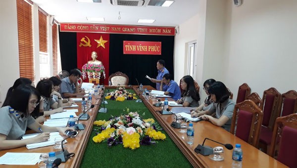 VKSND tỉnh Vĩnh Phúc công bố Quyết định kiểm sát trực tiếp với Cục THADS tỉnh Vĩnh Phúc năm 2018