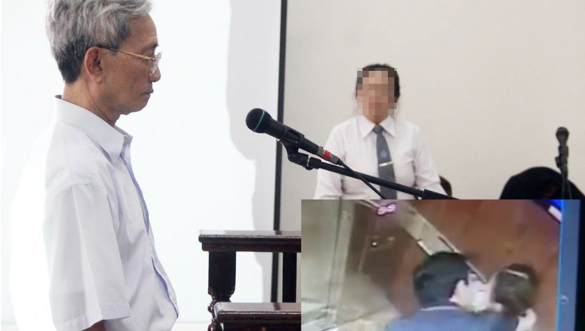 Ông Trần Khắc Thủy bị phạt tù về tội dâm ô trẻ em (Ảnh lớn). Còn ông Nguyễn Hữu Linh đang bị dư luận lên án vì có hành vi bị cho là sàm sỡ bé gái ở chung cư Galaxy 9 (Ảnh nhỏ).