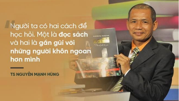 TS. Nguyễn Mạnh Hùng là một trong những người đầu tiên dạy đọc sách siêu tốc