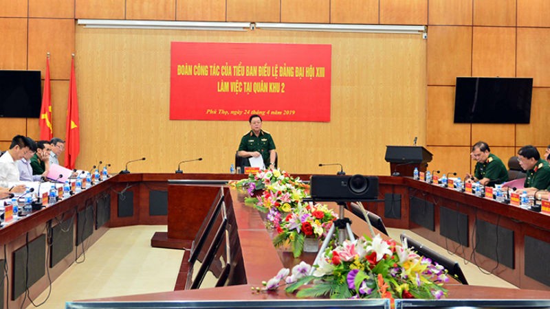 Thượng tướng Nguyễn Trọng Nghĩa chủ trì buổi làm việc