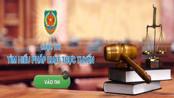 Cuộc thi “Tìm hiểu pháp luật trực tuyến” năm 2019 