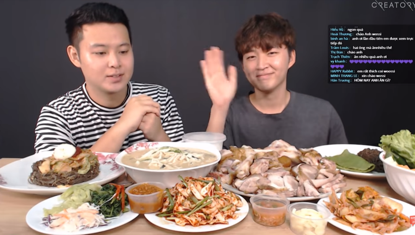 Woosi, một Youtuber Hàn nổi tiếng nhờ các clip ẩm thực tại Việt Nam