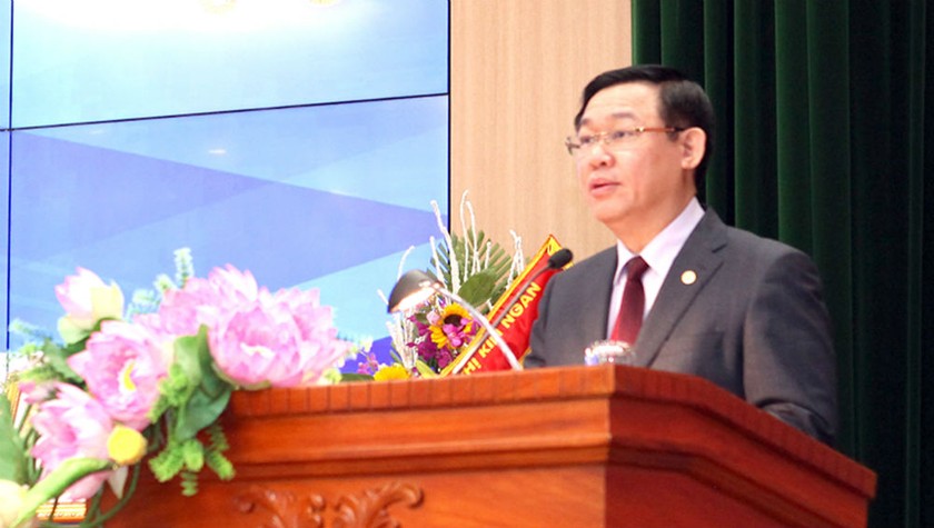 Phó Thủ tướng Vương Đình Huệ phát biểu tại Đại hội