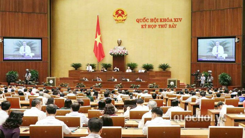 Toàn cảnh phiên họp Quốc hội ngày 30/5.
