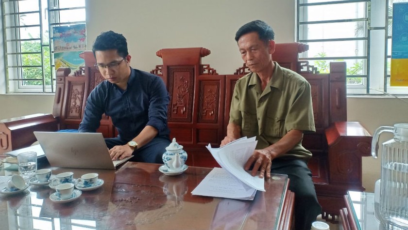 Ông Nguyễn Hữu Mỹ chia sẻ với phóng viên về sự việc.