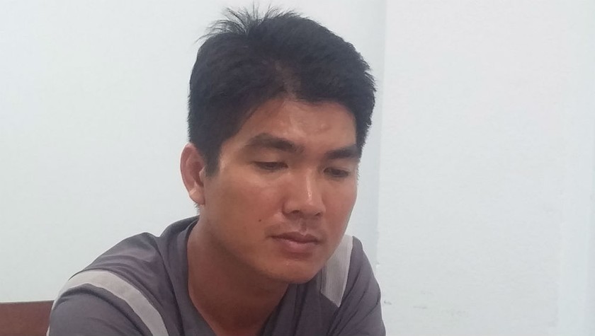 Đối tượng Trần Minh Phông tại cơ quan điều tra
