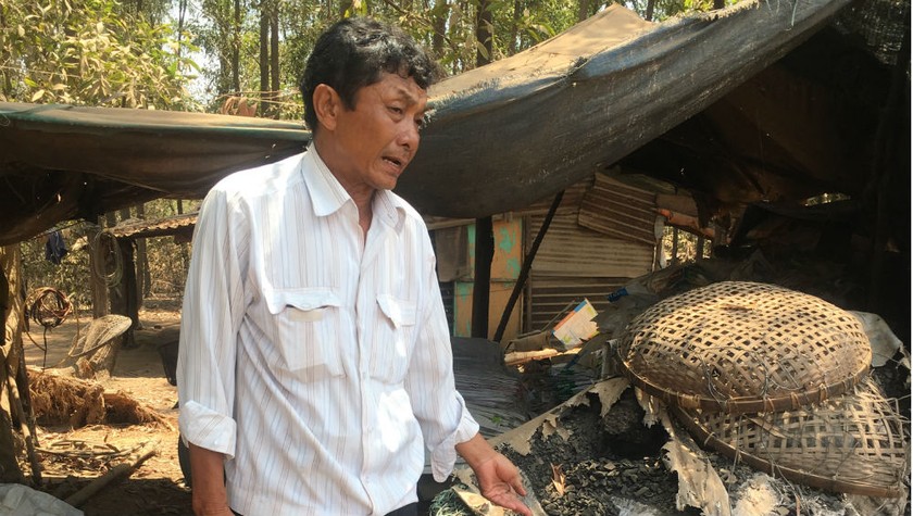 Một gia đình bị thu hồi đất sai quy định tại ấp Tân Cang (TP Biên Hòa, tỉnh Đồng Nai), nhiều năm nay sống cơ cực
