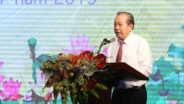 Phó Thủ tướng Trương Hòa Bình phát biểu tại buổi lễ