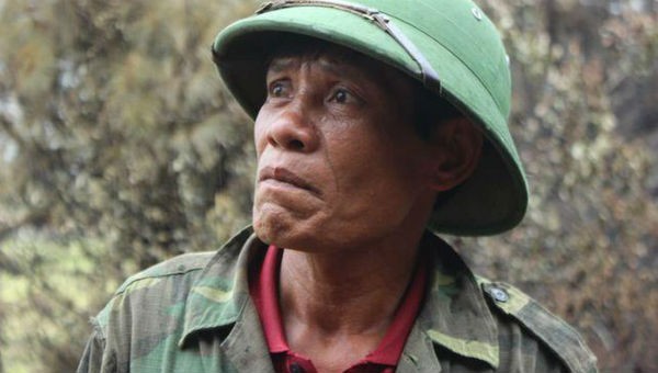 Ông Đậu Văn Tiến - người góp phần không nhỏ trong việc khống chế đám cháy rừng tại huyện Nghi Xuân