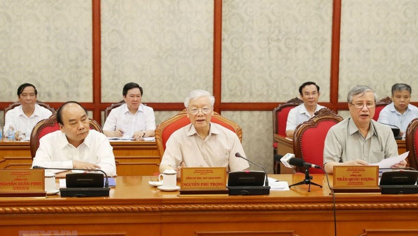 Tổng Bí thư, Chủ tịch nước Nguyễn Phú Trọng chủ trì họp Bộ Chính trị 