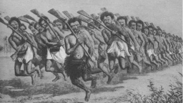 Chiến binh Maori được trang bị súng hỏa mai.
