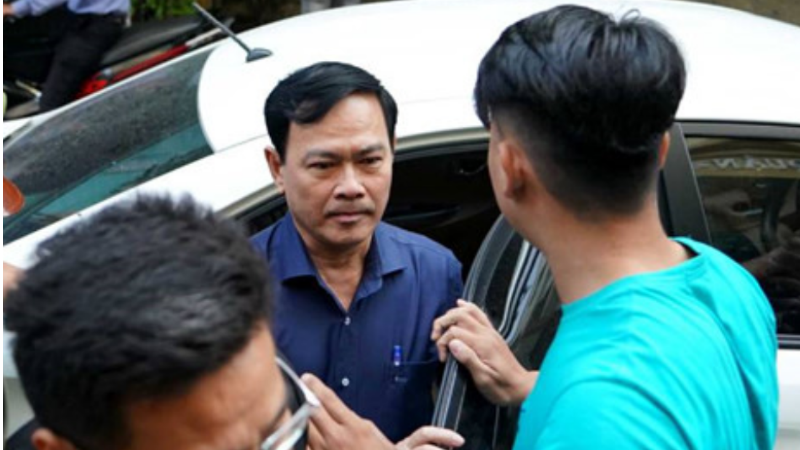 Bị cáo Nguyễn Hữu Linh đến tòa xét xử sơ thẩm lần 2 ngày 23/8 