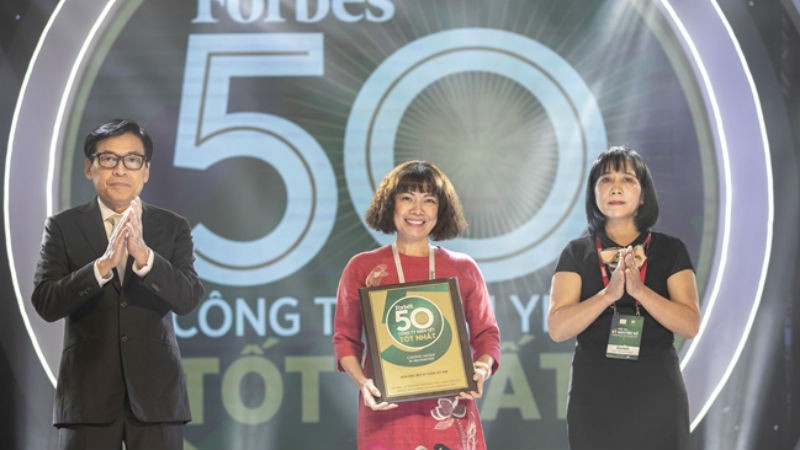 Forbes vinh danh Techcombank Top 50 công ty niêm yết tốt nhất Việt Nam