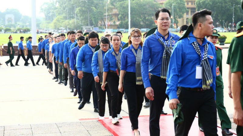 Một hoạt động của Chương trình “Tuổi trẻ Việt Nam nhớ lời Di chúc theo chân Bác".