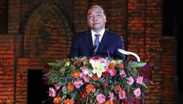 Thủ tướng Nguyễn Xuân Phúc phát biểu tại buổi lễ