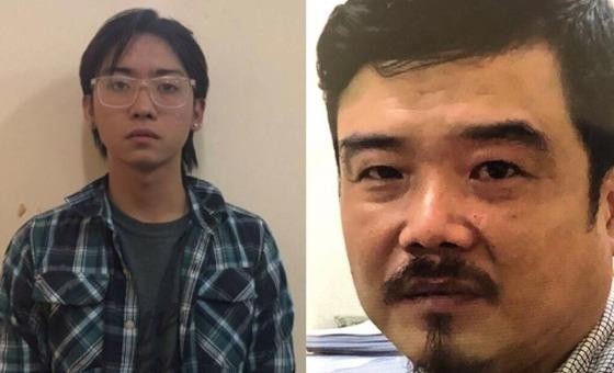 Hai cha con bị can Hùng vừa bị bắt tạm giam.