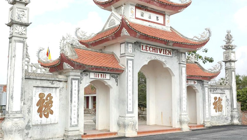 Ngôi đền thờ Nguyễn Trãi.