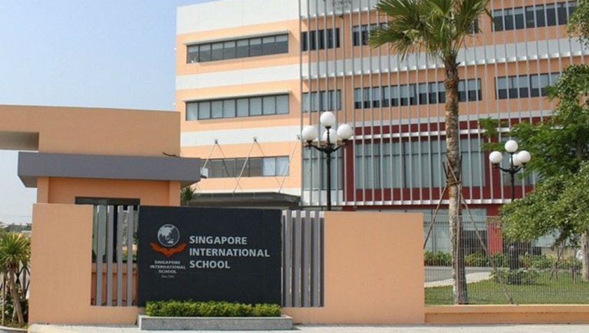 Một trường có gắn chữ “quốc tế” tại Đà Nẵng.