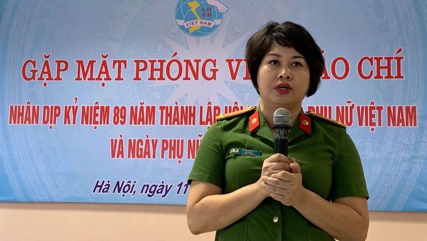 Trung tá Vũ Thị Hoàng Yến