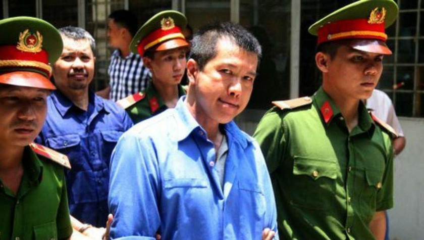 Nguyễn Cảnh Chân - cựu cảnh sát duy nhất bị đưa ra xét xử trong vụ án. Ảnh Giao thông.