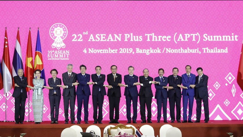 Các nhà lãnh đạo dự Hội nghị ASEAN+3.  Ảnh: VGP
