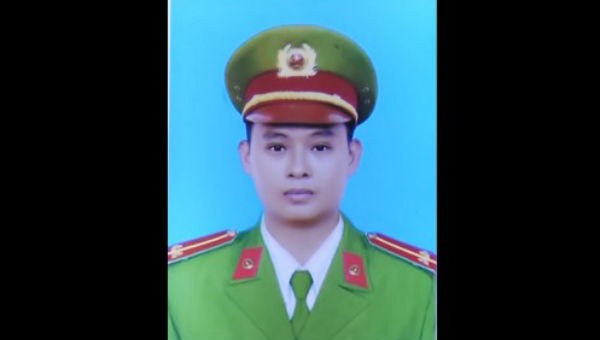 Trung úy Tống Duy Tân hi sinh khi làm nhiệm vụ.