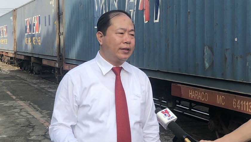 Ông Vũ Anh Minh, Chủ tịch Hội đồng thành viên Đường sắt Việt Nam. (Hình: Phan Trang/baochinhphu.vn)
